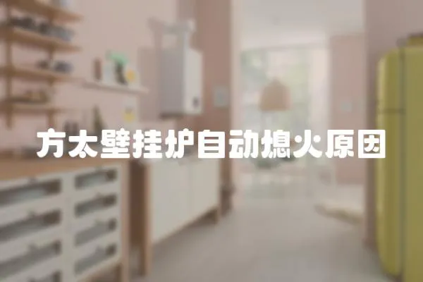 方太壁掛爐自動熄火原因