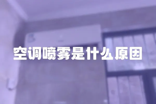 空調噴霧是什么原因