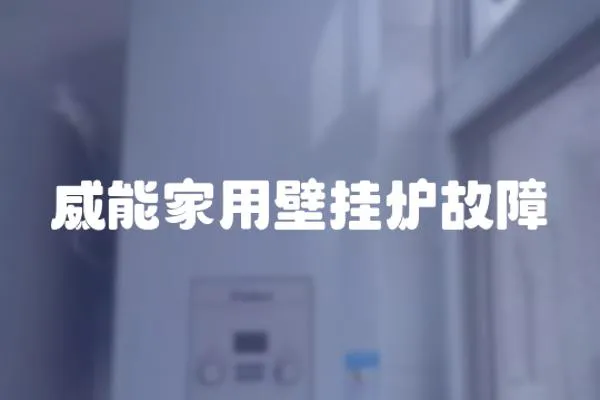 威能家用壁掛爐故障