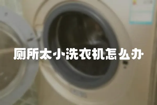廁所太小洗衣機怎么辦