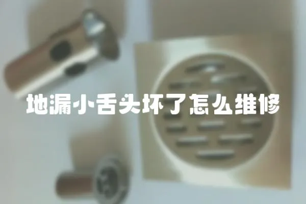 地漏小舌頭壞了怎么維修