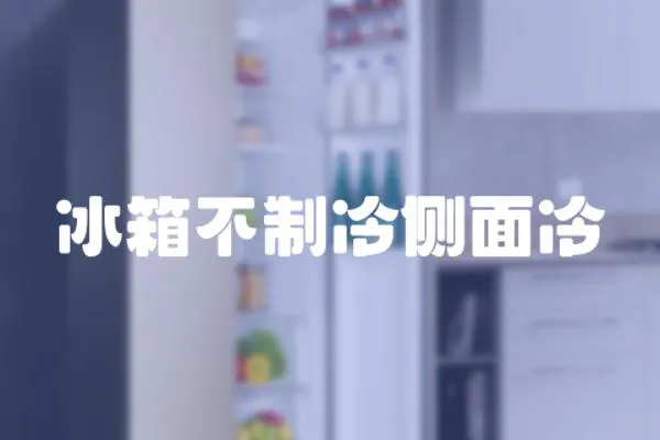冰箱不制冷側面冷