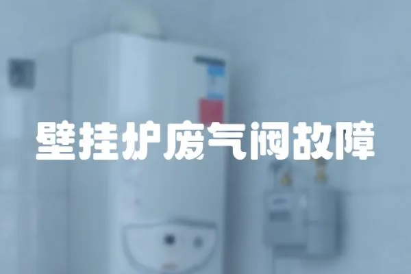 壁掛爐廢氣閥故障