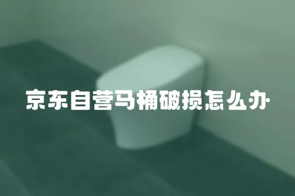 京東自營馬桶破損怎么辦