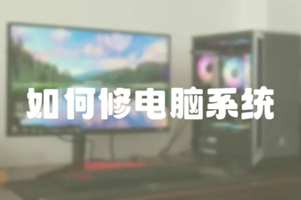 如何修電腦系統
