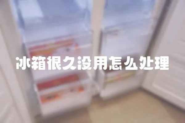 冰箱很久沒用怎么處理