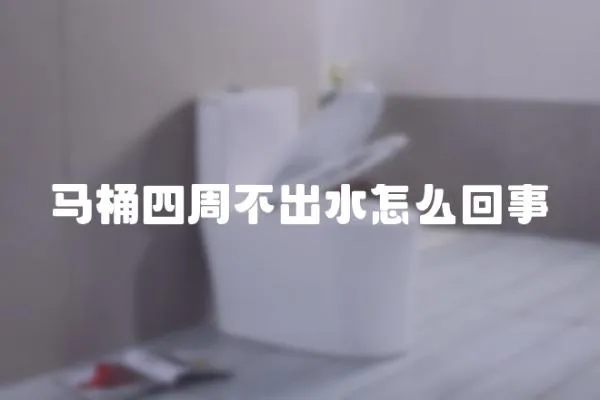 馬桶四周不出水怎么回事