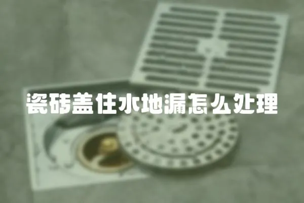 瓷磚蓋住水地漏怎么處理
