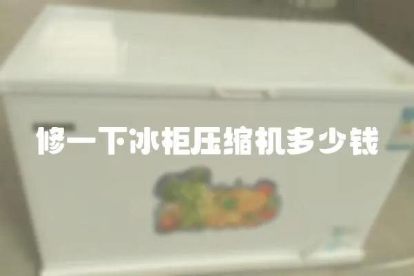修一下冰柜壓縮機(jī)多少錢(qián)