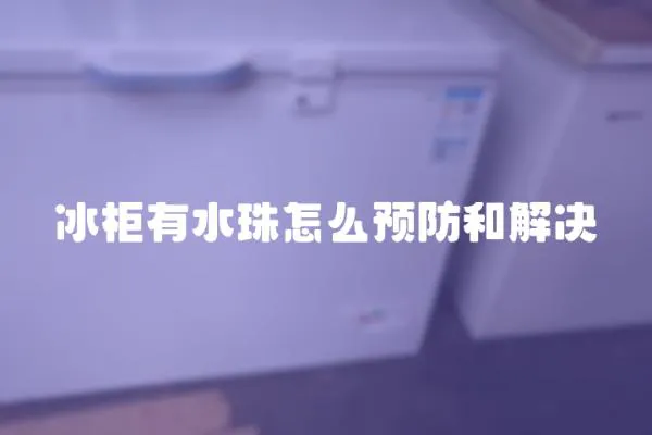 冰柜有水珠怎么預防和解決