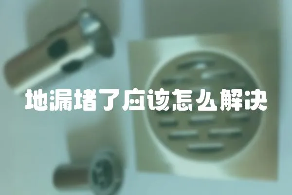 地漏堵了應該怎么解決
