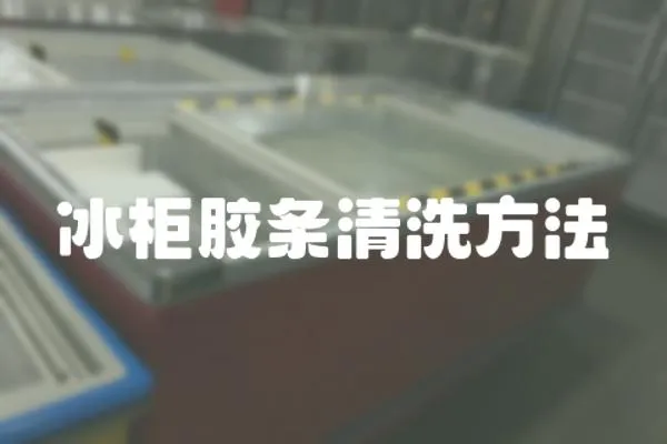 冰柜膠條清洗方法