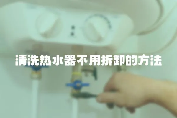 清洗熱水器不用拆卸的方法