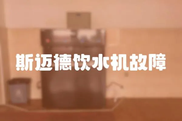 斯邁德飲水機故障