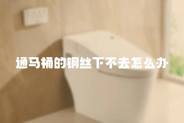 通馬桶的鋼絲下不去怎么辦