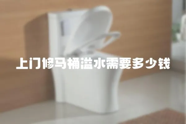 上門修馬桶溢水需要多少錢