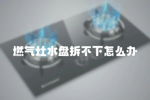 燃?xì)庠钏P(pán)拆不下怎么辦