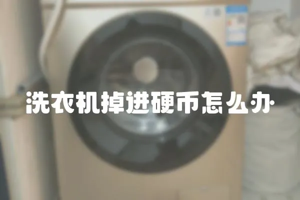 洗衣機(jī)掉進(jìn)硬幣怎么辦
