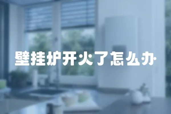 壁掛爐開火了怎么辦