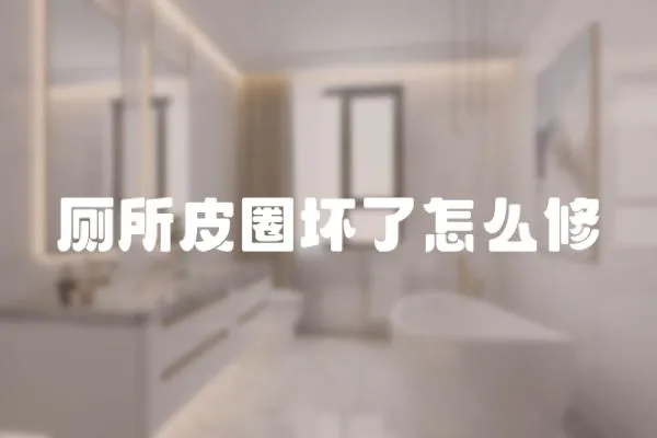 廁所皮圈壞了怎么修