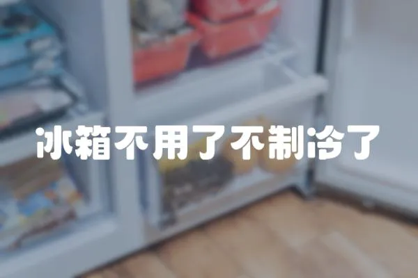 冰箱不用了不制冷了