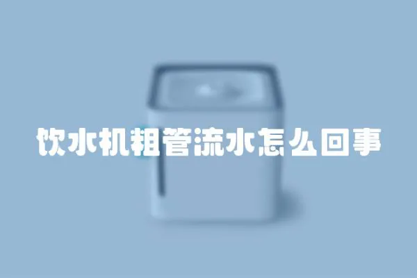 飲水機粗管流水怎么回事