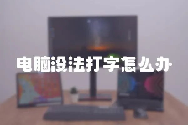 電腦沒法打字怎么辦