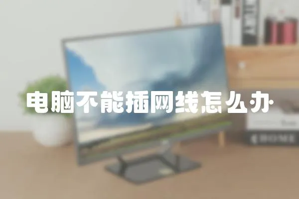 電腦不能插網(wǎng)線怎么辦