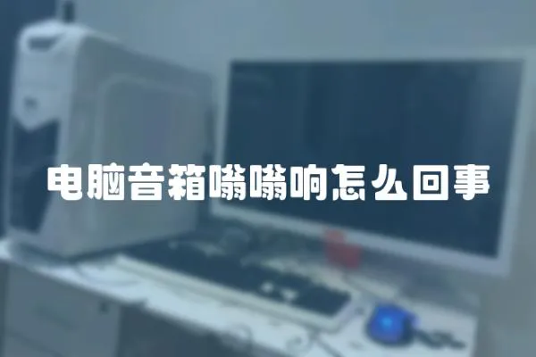 電腦音箱嗡嗡響怎么回事