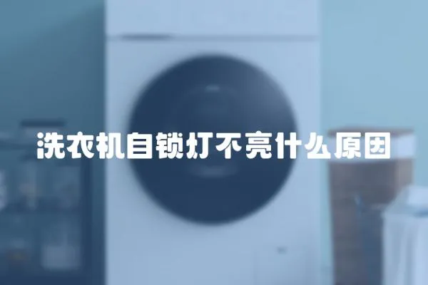 洗衣機自鎖燈不亮什么原因