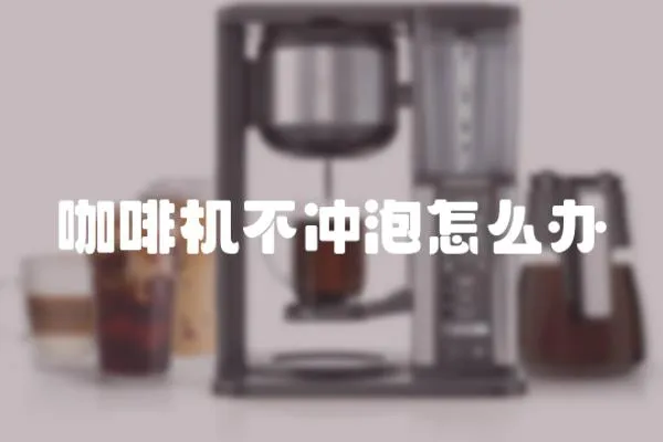 咖啡機(jī)不沖泡怎么辦
