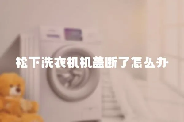松下洗衣機(jī)機(jī)蓋斷了怎么辦