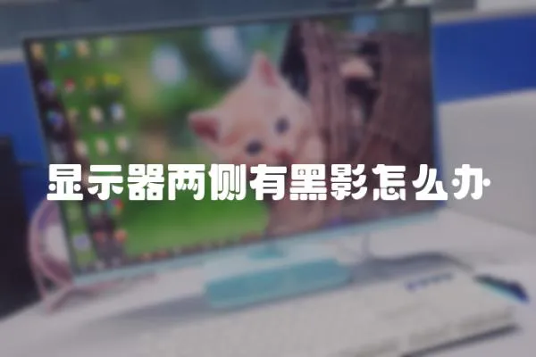 顯示器兩側(cè)有黑影怎么辦