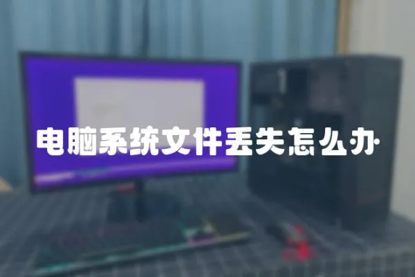 電腦系統文件丟失怎么辦