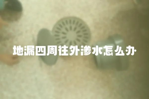 地漏四周往外滲水怎么辦