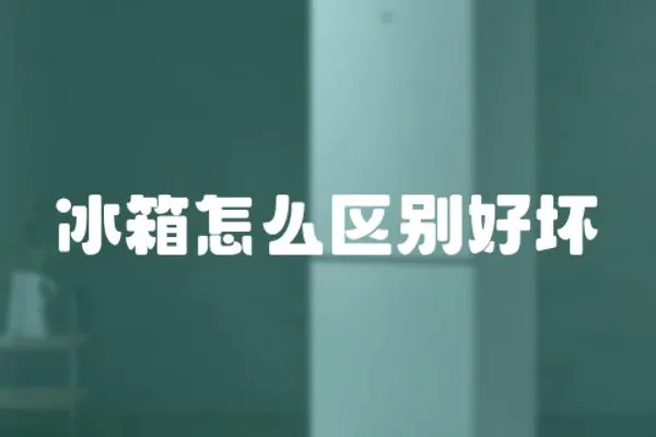冰箱怎么區(qū)別好壞