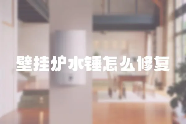 壁掛爐水錘怎么修復