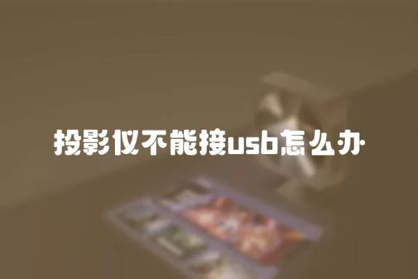投影儀不能接usb怎么辦