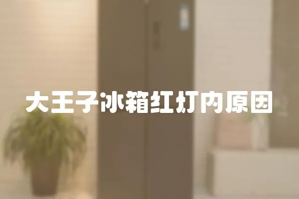 大王子冰箱紅燈內(nèi)原因