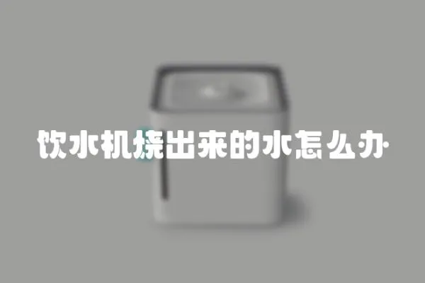 飲水機燒出來的水怎么辦