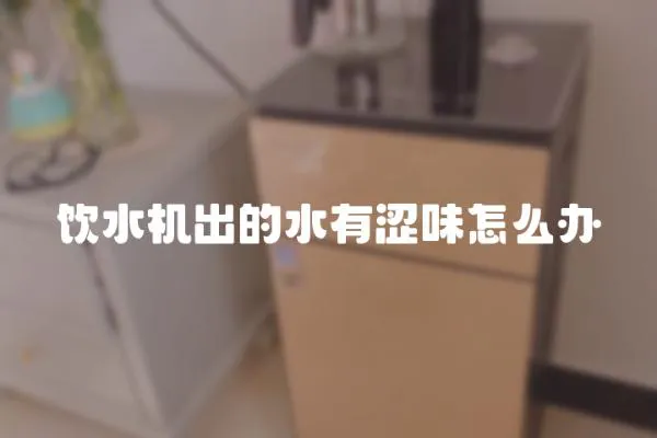 飲水機(jī)出的水有澀味怎么辦