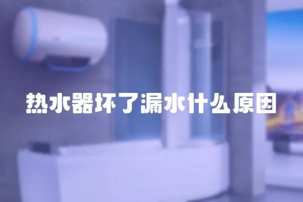 熱水器壞了漏水什么原因