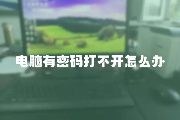 電腦有密碼打不開怎么辦