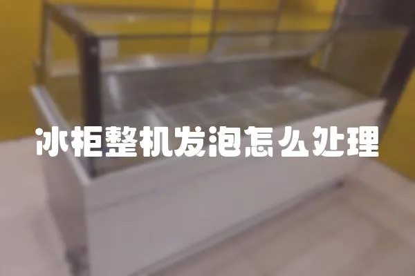 冰柜整機(jī)發(fā)泡怎么處理