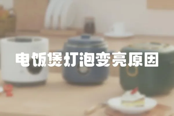 電飯煲燈泡變亮原因
