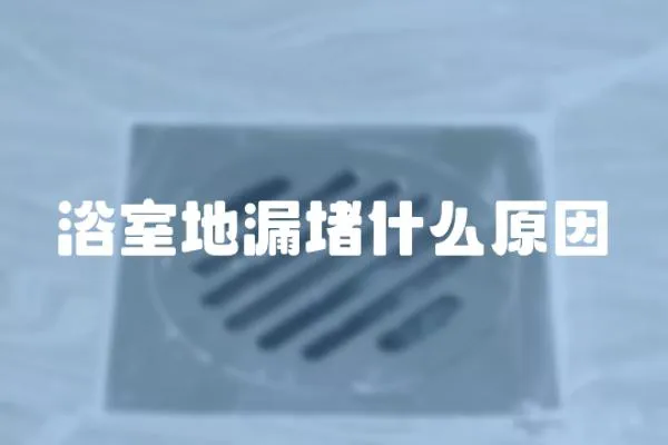 浴室地漏堵什么原因