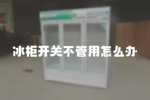 冰柜開關不管用怎么辦