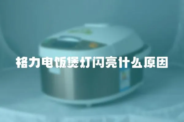 格力電飯煲燈閃亮什么原因