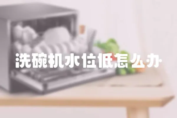 洗碗機水位低怎么辦