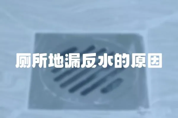 廁所地漏反水的原因